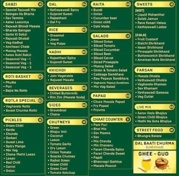 Ghee Gud menu 