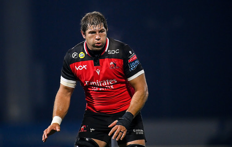 Willem Alberts of the Lions during their URC match against Connacht at The Sportsground in Galway.