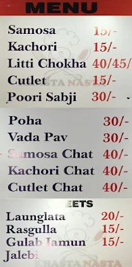 Khasta Nasta menu 2