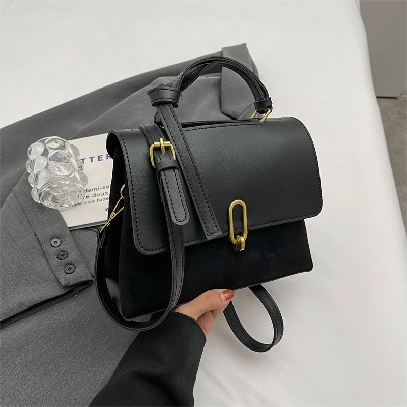 Bolsa de Ombro Portátil de Alta Qualidade Retro Estilo Minimalista Bolsa Transversal para o Trabalho e Dia a Dia