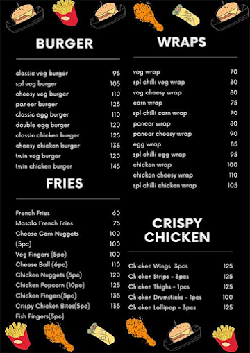 Burger Kingdom menu 