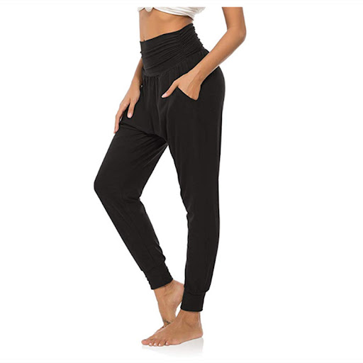 Title 7, Pure Color Womens Tall Waist Yoga Loose Sports...