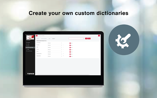 Create your custom dictionaries 