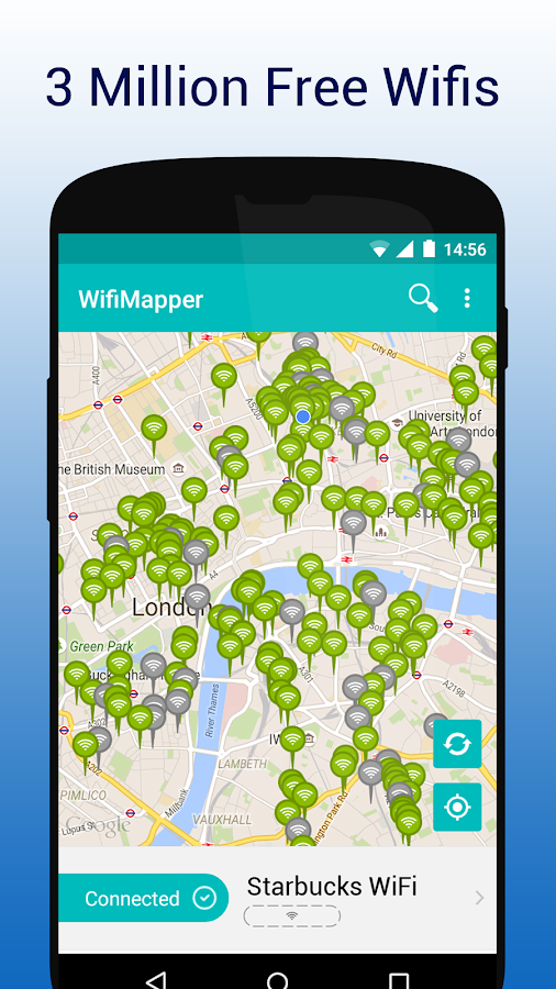 WifiMapper - Free Wifi Map - screenshot