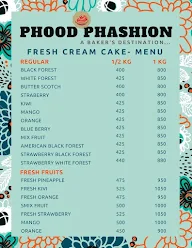 Phood Phashion menu 2