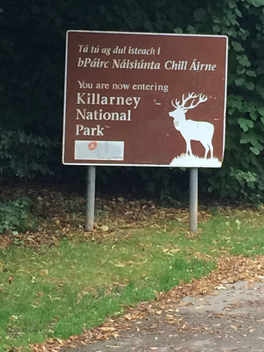 Killarney National Park Entrance Sign