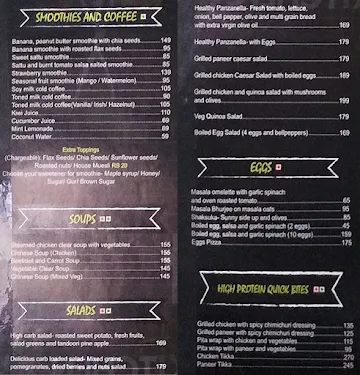 Meri Diet menu 