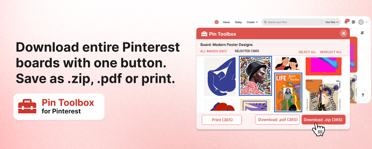 Pin Toolbox - Pinterest Board Downloader Preview image 1