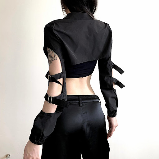 Title 17, Dark Style Irregular Short Coat for a bold look...