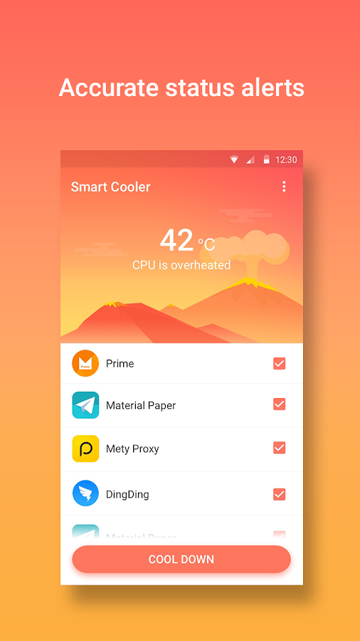   Smart Cooler - Phone Cooler & CPU Temp Controller- 스크린샷 