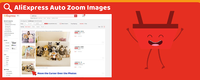 AliExpress Auto Zoom Images marquee promo image