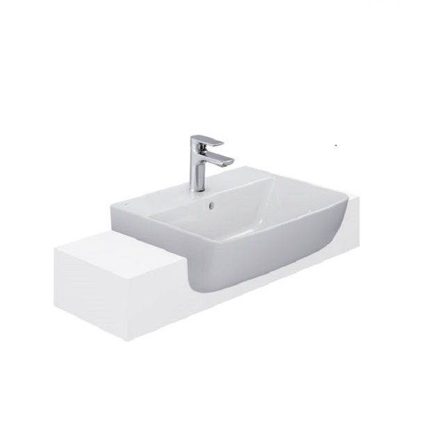 Chậu Lavabo bán âm Inax