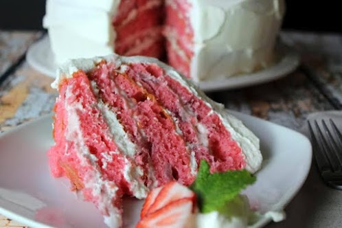 Click Here for Recipe: Moist Strawberry Cake