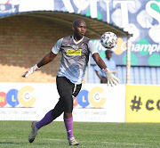 Mbongeni Mzimela of Bizana Pondo Chiefs during the ABC Motsepe League Playoffs 2019/20 match between Pretoria Callies and Bizana Pondo Chiefs on the 14 November 2020 at Isak Steyn Stadium.