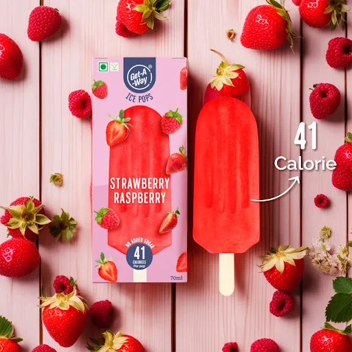 Strawberry Raspberry Ice Pop