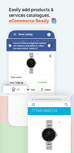 Screenshot Instant Website Builder App