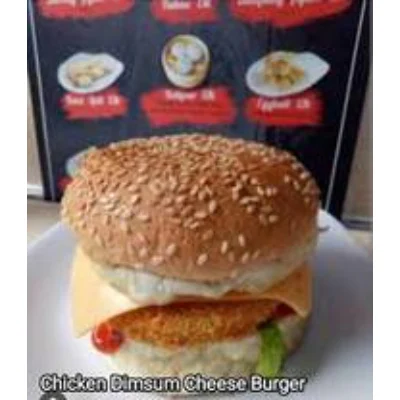 Chicken Dimsum Cheese Burger