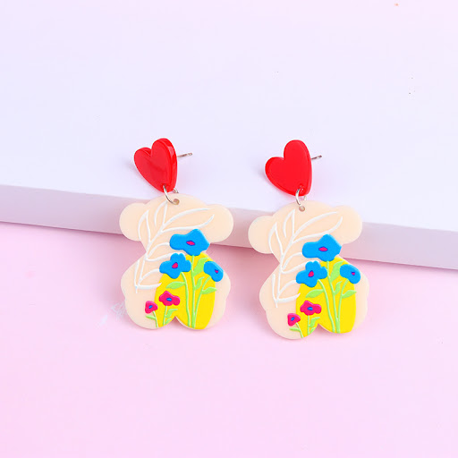 Title 7, Womens Fashion Simple Acrylic Earrings Lightwe...