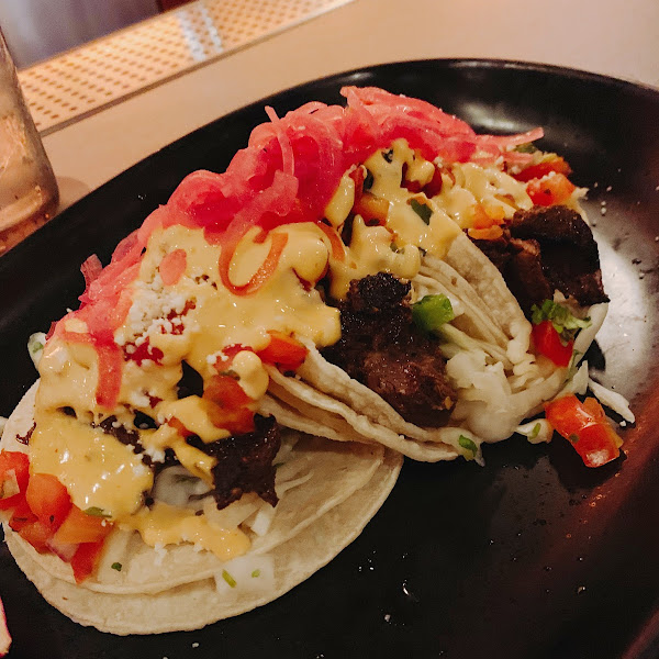 Steak tacos at Dry Rocks