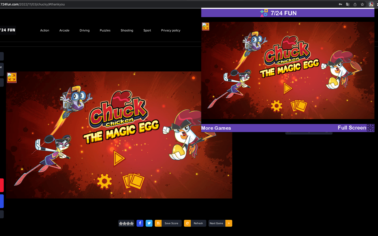 Chuck Chicken - Shooting Game Preview image 2