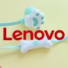 Tai Nghe Nhét Tai Thể Thao Lenovo Có Dây Giắc Cắm 3.5Mm Âm Thanh Siêu Trầm Thiết Kế Dấu Chân Mèo Hoạt Hình