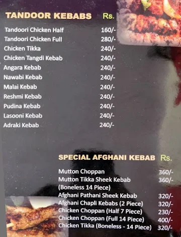 Zaiqa Pride menu 