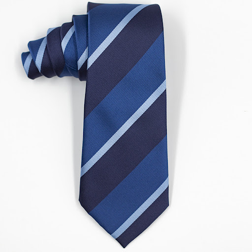 Title 4, Classic Contrast Color Twill Tie for Men Busine...