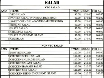 Maxims Pastry Shop menu 