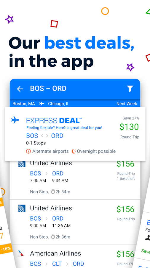 Priceline Hotel Deals, Rental Cars & Flights - Android