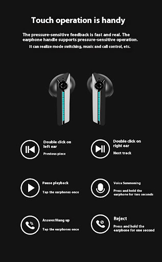 Title 8, Dual-mode Memory MP3 Bluetooth Headset Enjoy mu...