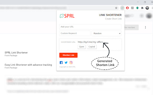 SPRL Link Shortener