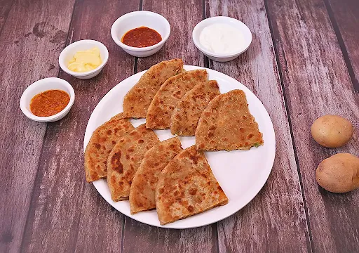 2 Aloo Schezwan Paratha