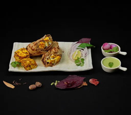 Paneer Tikka Parantha Roll