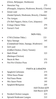 The Craveyard menu 2