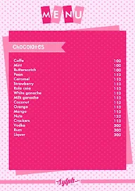 Sylph Chocolates menu 6