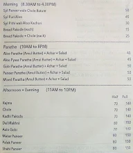 Sai Food Corner menu 1