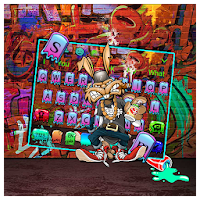 Graffiti Smoky Rabbit Keyboard Theme