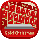 Cover Image of ダウンロード GO Keyboard Gold Christmas 2.2.2 APK