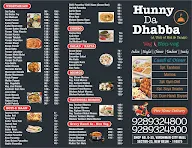 Hunny Da Dhaba menu 2