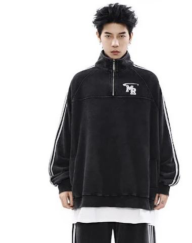 American Retro Casual Sport Trui me - 0