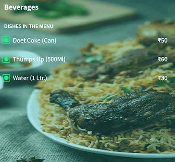 United States Of Biryani menu 