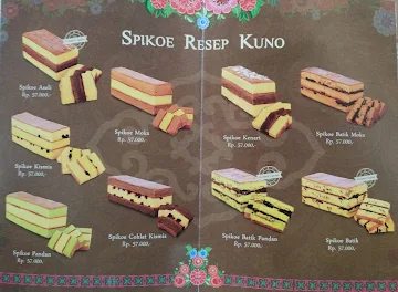 Livana Spikoe menu 