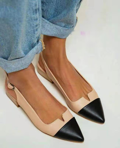 Title 2, Womens Shoes Pointed Toe Flat Bottom Pumps Col...
