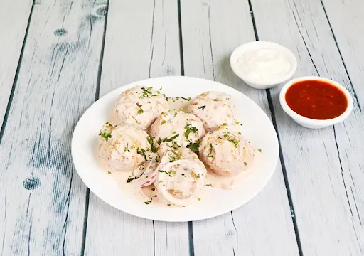 Veg Malai Momos [8 Pieces]