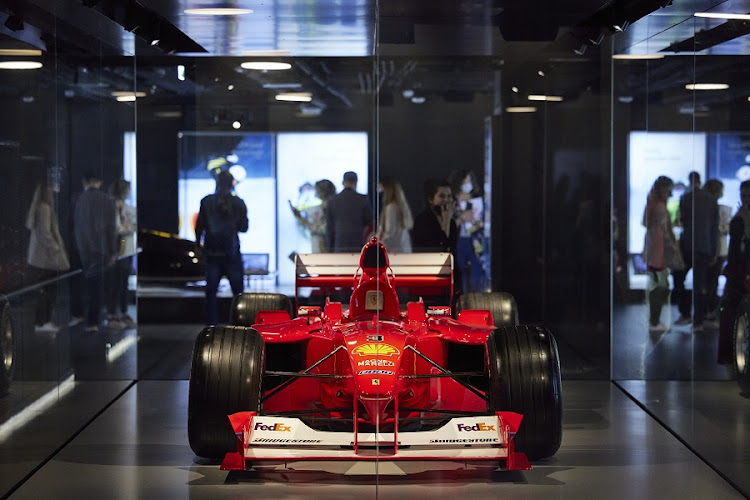 3-2-1 also features a Ferrari once driven by racing legend Michael Schumacher.