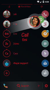 Black Red Phone Dialer Theme(圖5)-速報App