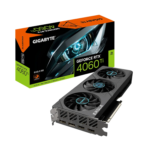 Card màn hình GIGABYTE GeForce RTX 4060 Ti EAGLE 8G 8GB GDDR6 (GV-N406TEAGLE-8GD)