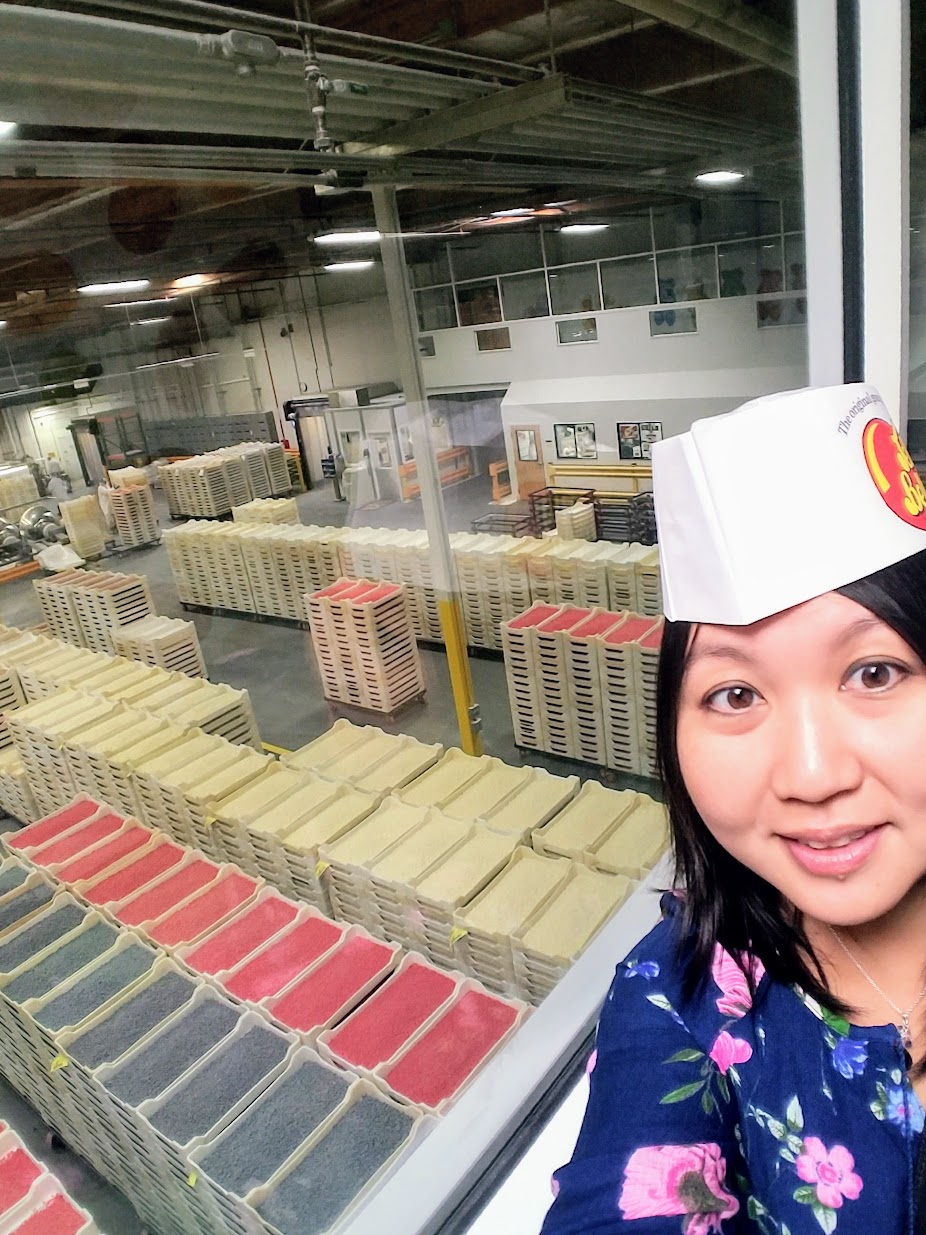 Jelly Belly Factory Tour in Fairfield, California: the rainbow of 50 flavors and more of Jelly Belly