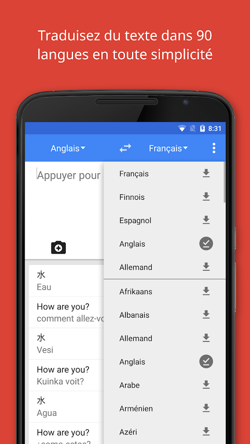  Google Traduction – Capture d'écran 