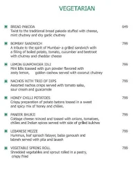 Golf Bar - ITC Maurya menu 1